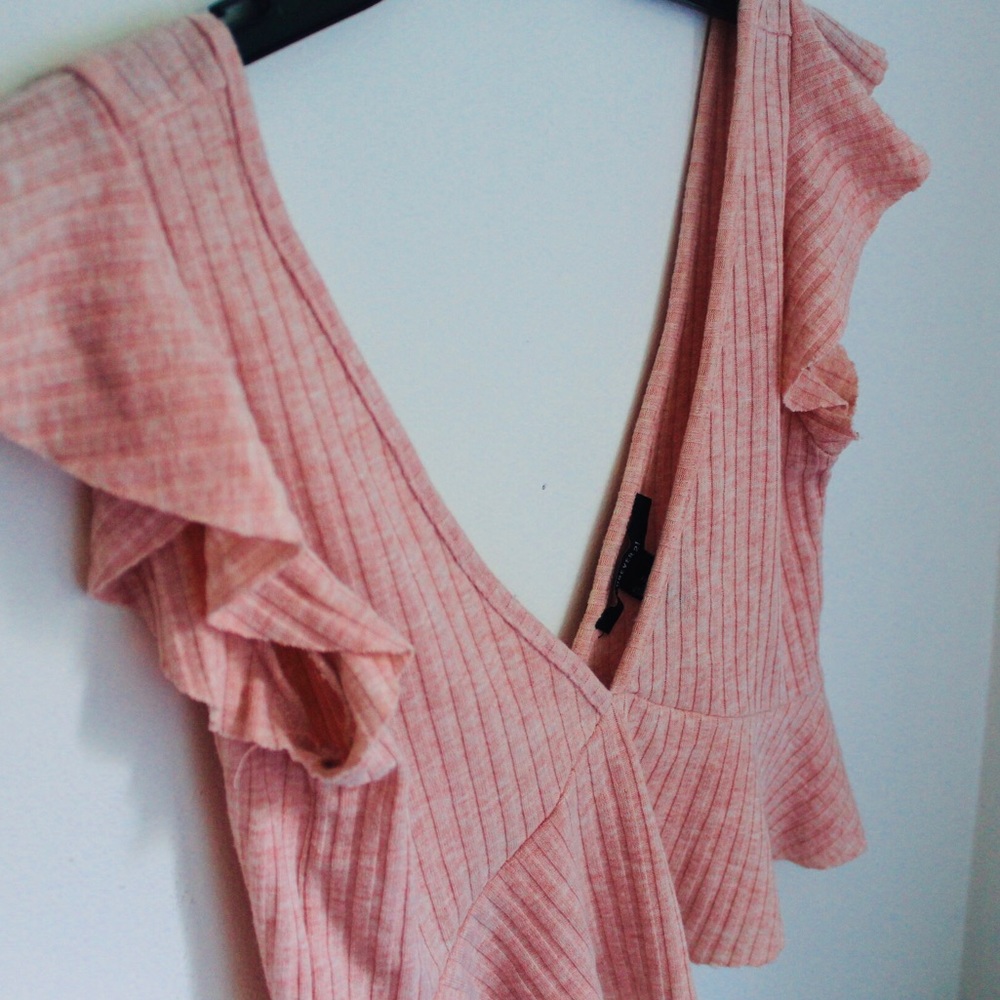 Pink Cropped Blouse